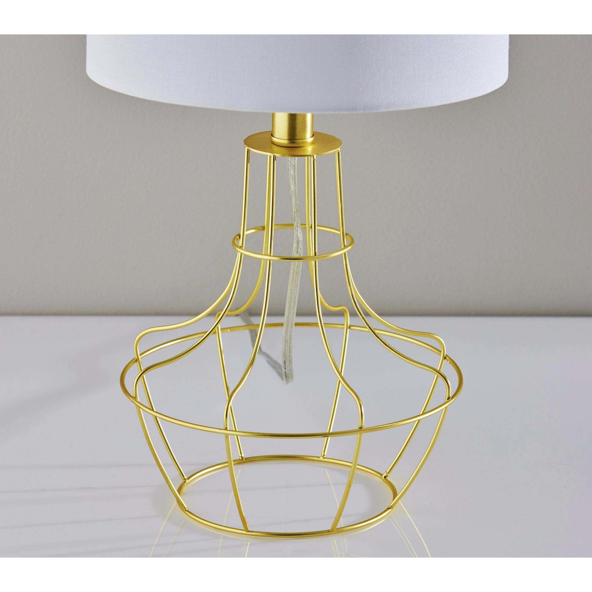 Stella 18.75 inch 60.00 watt Antique brass Table Lamps Portable Light, Simplee Adesso, 2 Pack