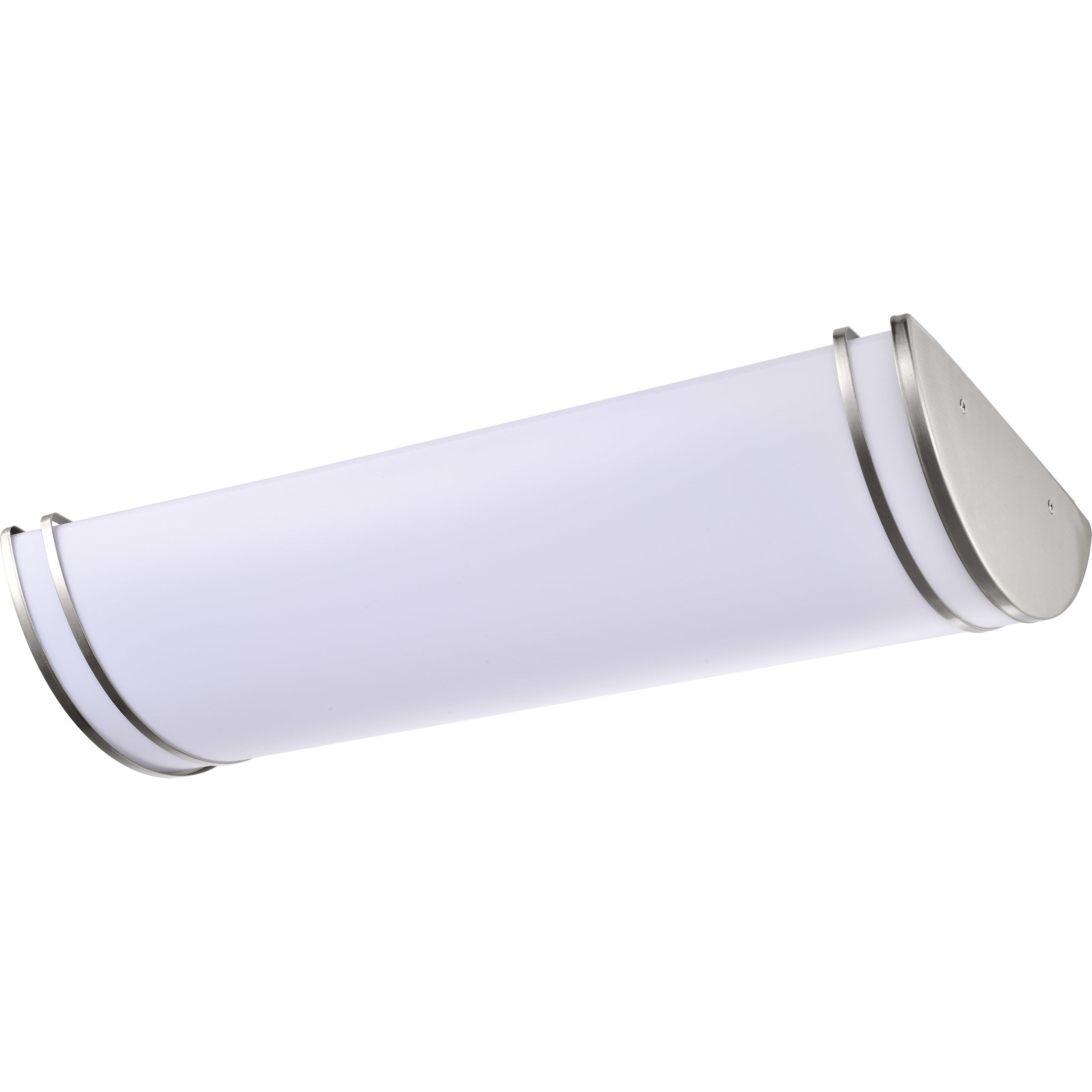 Glamour LED 12 inch Brushed Nickel Linear Flush Ceiling Light