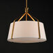 Bandera 3 Light 20.75 inch Natural Aged Brass Multi-Light Pendant Ceiling Light