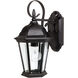 Carriage House 1 Light 15 inch Black Outdoor Wall Lantern