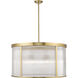 Carnaby 9 Light 32.25 inch Modern Gold Chandelier Ceiling Light