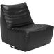 McClain Onyx Black Swivel Single Sofa