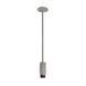 Exhaust Pendant LED 2.36 inch Stone / Burnt Steel Pendant Ceiling Light