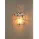 Glacier 3 Light 18 inch White/Polished Chrome Wall Sconce Wall Light