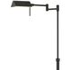 Clemson 50 inch 10 watt Dark Bronze Pharmacy Floor Lamp Portable Light, Swing Arm