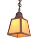 A-line 1 Light 4.75 inch Verdigris Patina Pendant Ceiling Light in White Opalescent, T-Bar Overlay