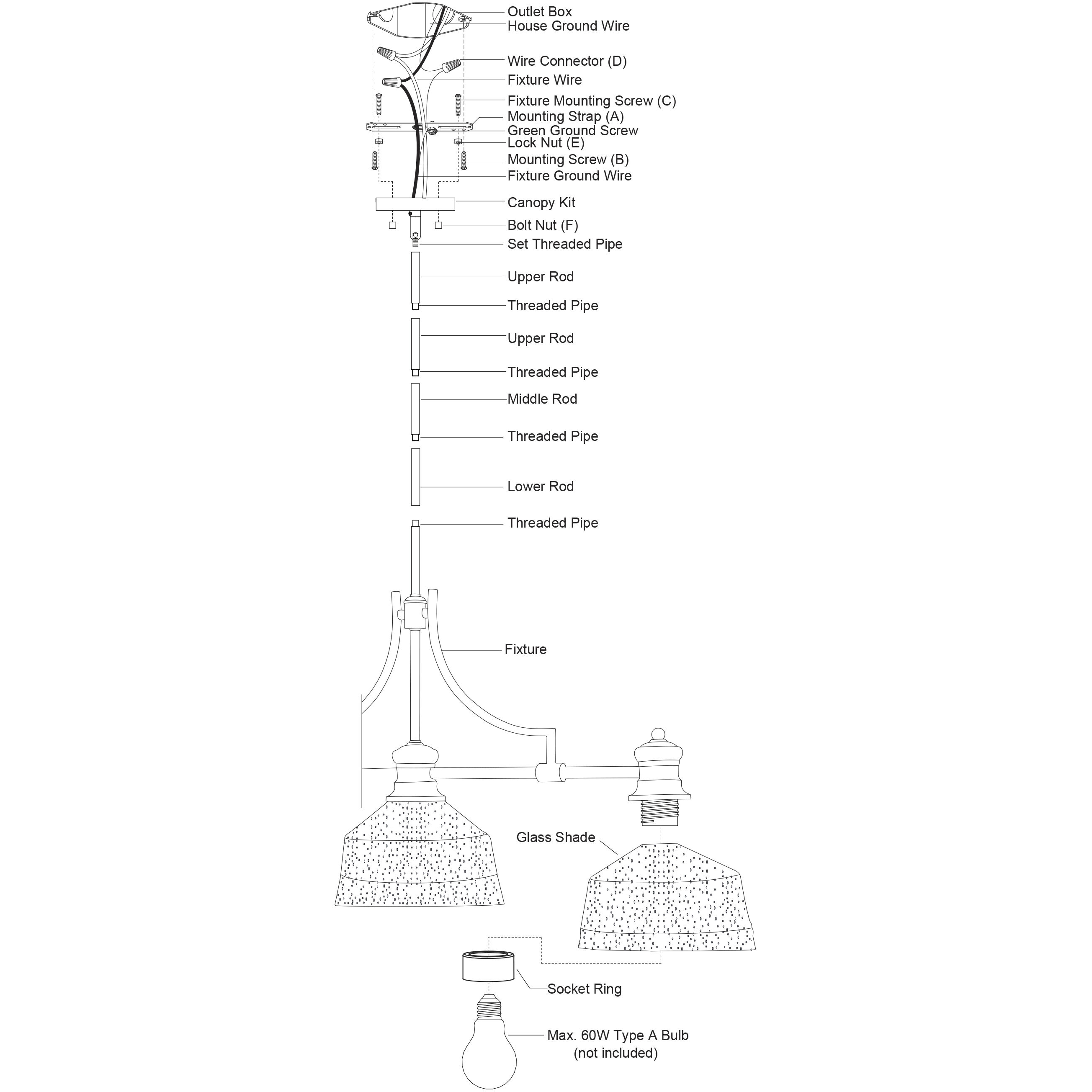 Beloit LED 36.5 inch Matte Black Linear Chandelier Ceiling Light