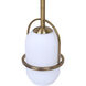 Eve 1 Light 6 inch Gold Pendant Ceiling Light