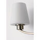 Shelter 2 Light 13 inch Satin Nickel Bath Vanity Wall Light