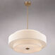 Brentwood 5 Light 24 inch Sunset Gold Pendant Ceiling Light