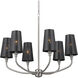 Adeena 6 Light 26.75 inch Classic Pewter Chandelier Ceiling Light