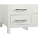 Irene 60 X 22 X 34 inch White Vanity Sink Set