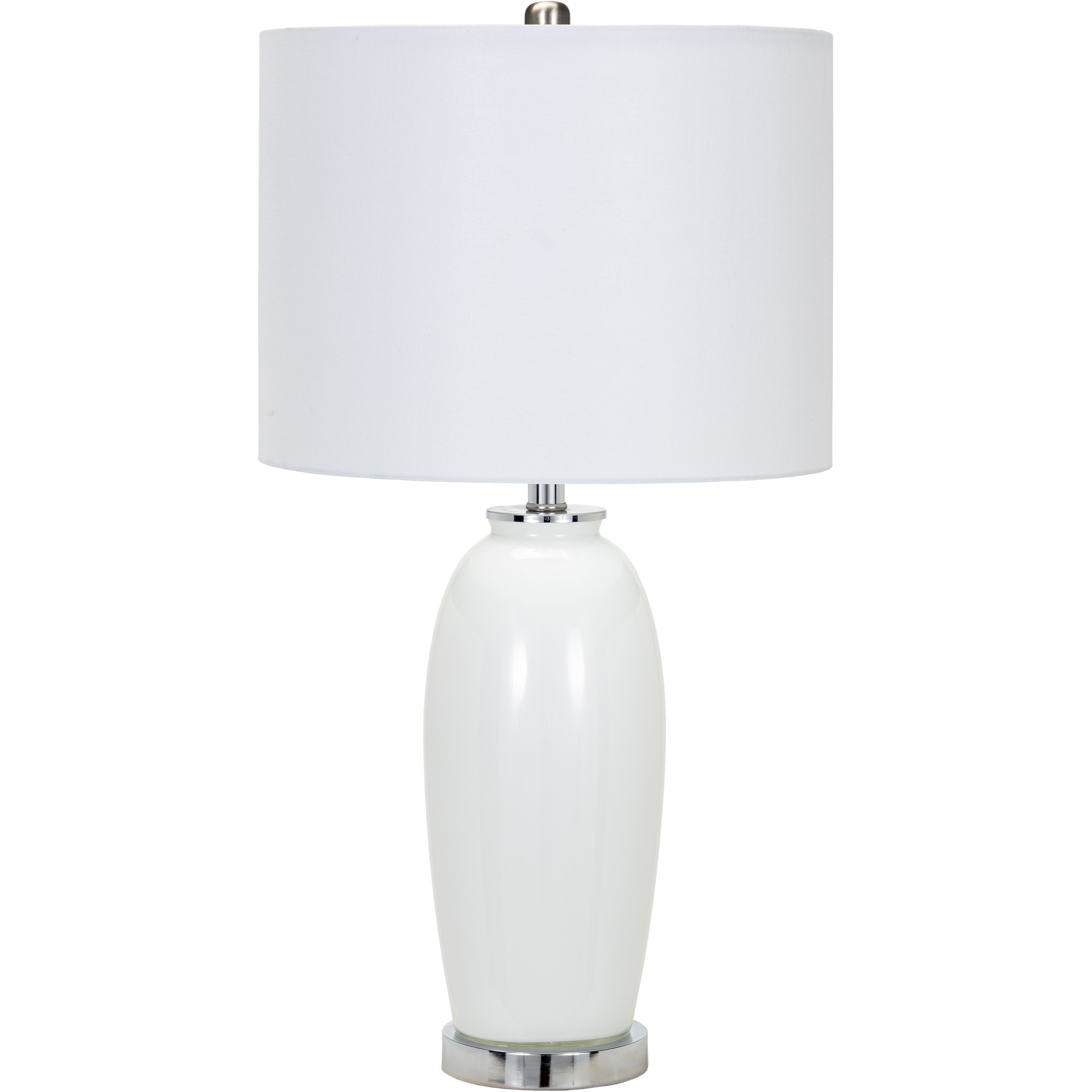 Timaru 27 inch 100 watt Silver Table Lamp Portable Light