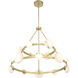 Zill LED 42.13 inch Lily Gold Pendant Ceiling Light