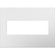 Adorne Gloss White Wall Plate, 3-Gang 