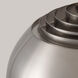 Iconic 95 inch 14 watt Satin Nickel and Black Arc Floor Lamp Portable Light