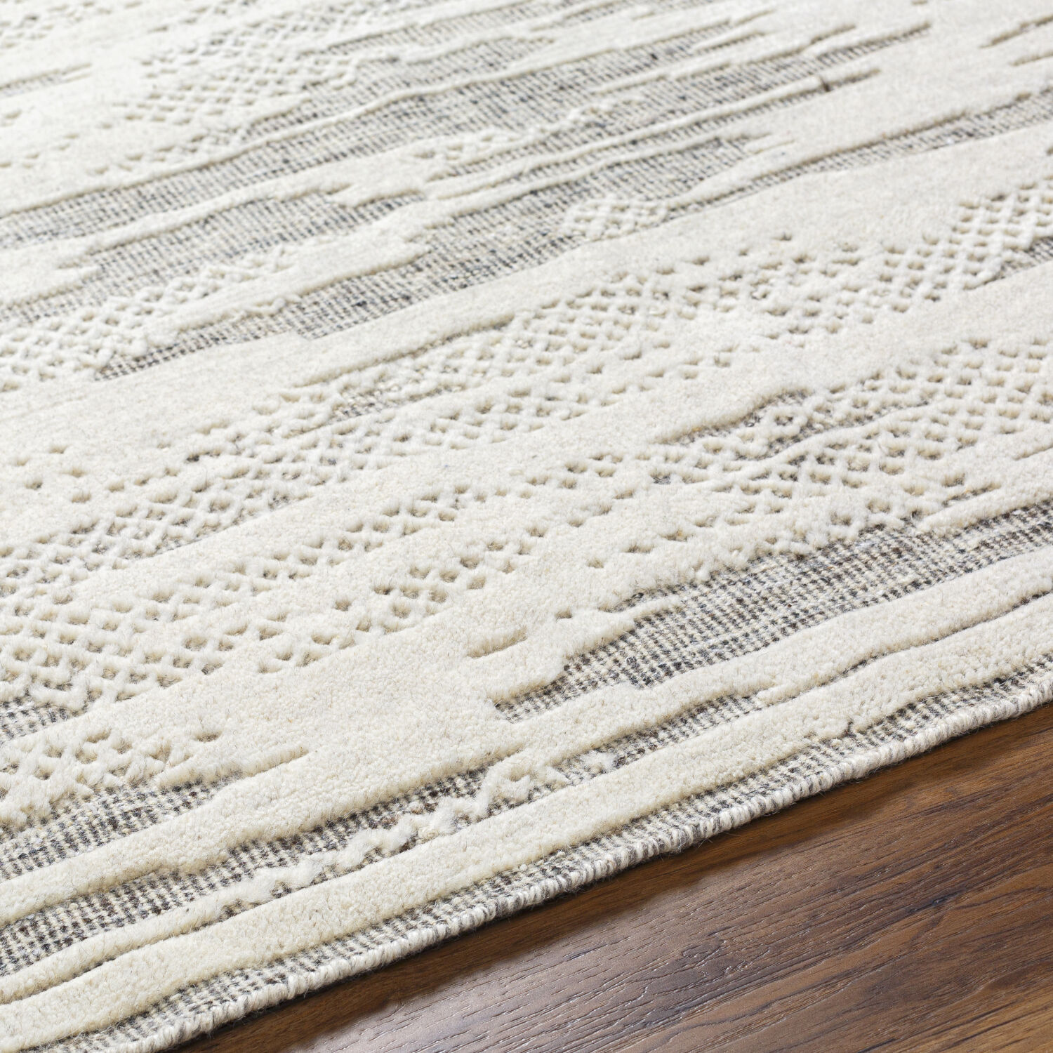 Tunus 144 X 108 inch Black Rug, Rectangle