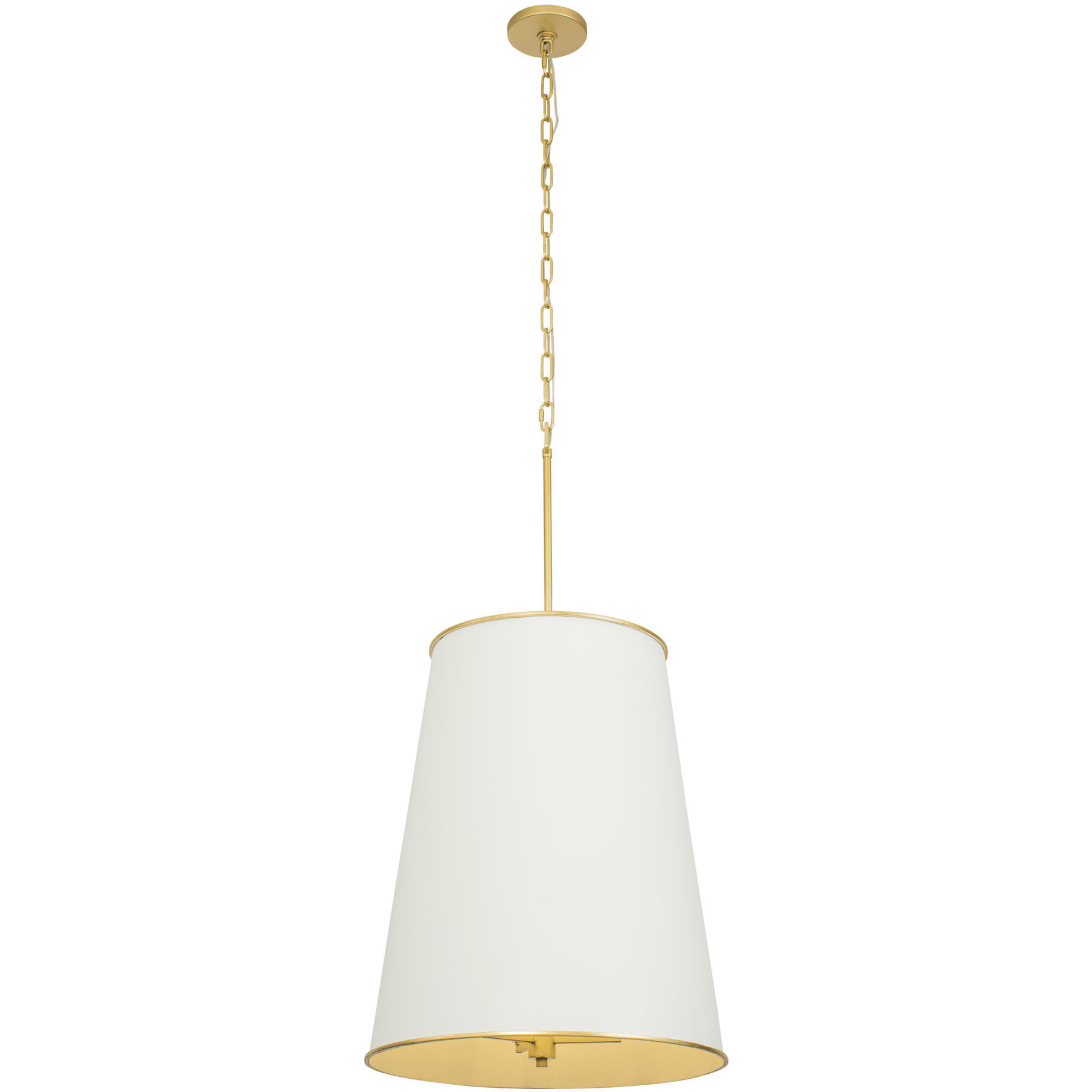 Coco 9 Light 20 inch Matte White/French Gold Foyer Pendant Ceiling Light