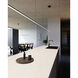 Fino LED 70 inch Satin Black Linear Pendant Ceiling Light in 3500K