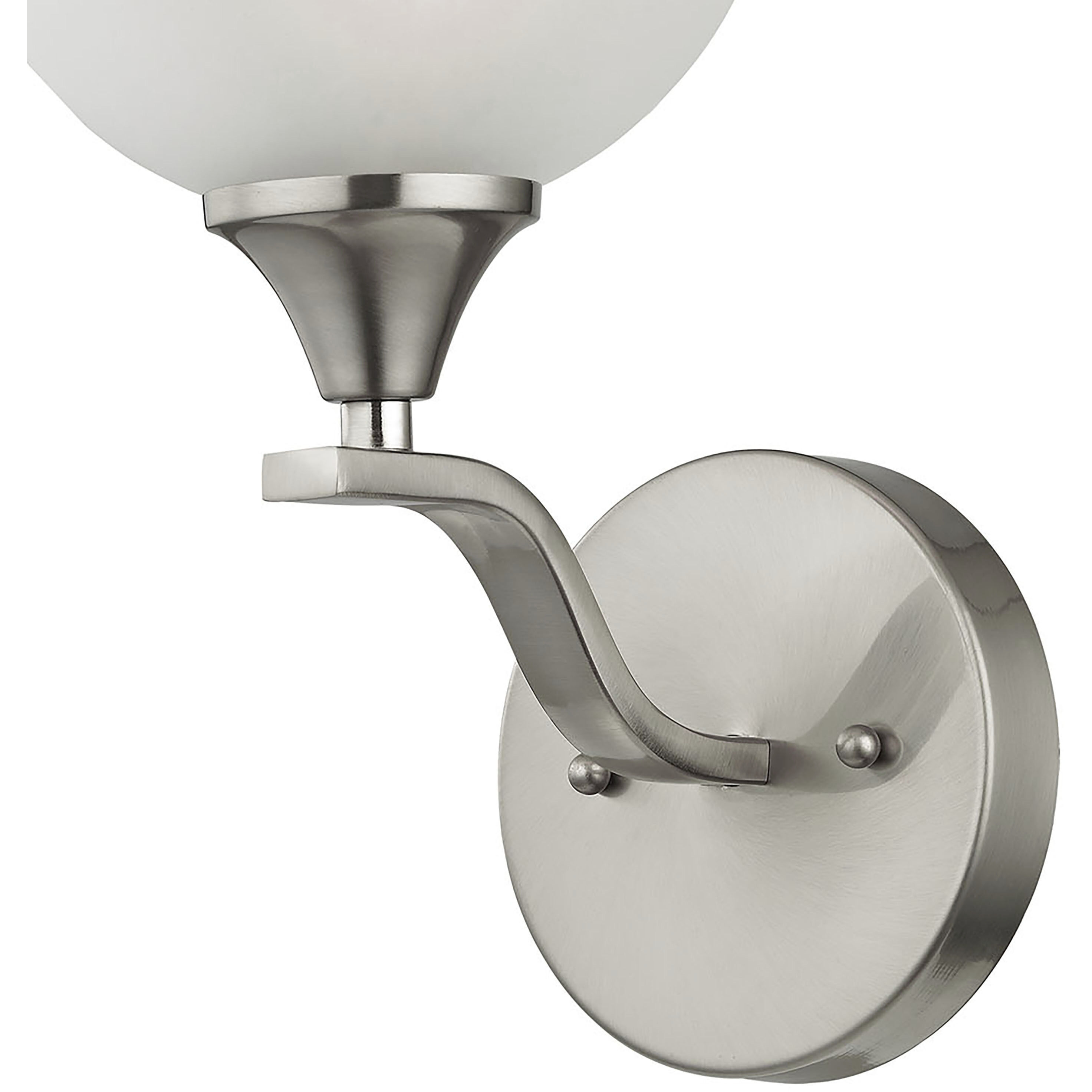 Bristol Lane 1 Light 6 inch Brushed Nickel Sconce Wall Light