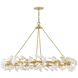 Audra 8 Light 48 inch Deluxe Gold Chandelier Ceiling Light