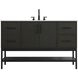 Lennox 54 X 34 inch Mocha Brown Bathroom Vanity Cabinet