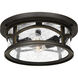 Marblehead 2 Light 13 inch Palladian Bronze Outdoor Flush Mount