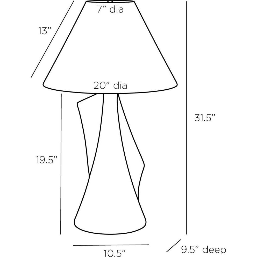 Bruce 31.5 inch Table Lamp Portable Light