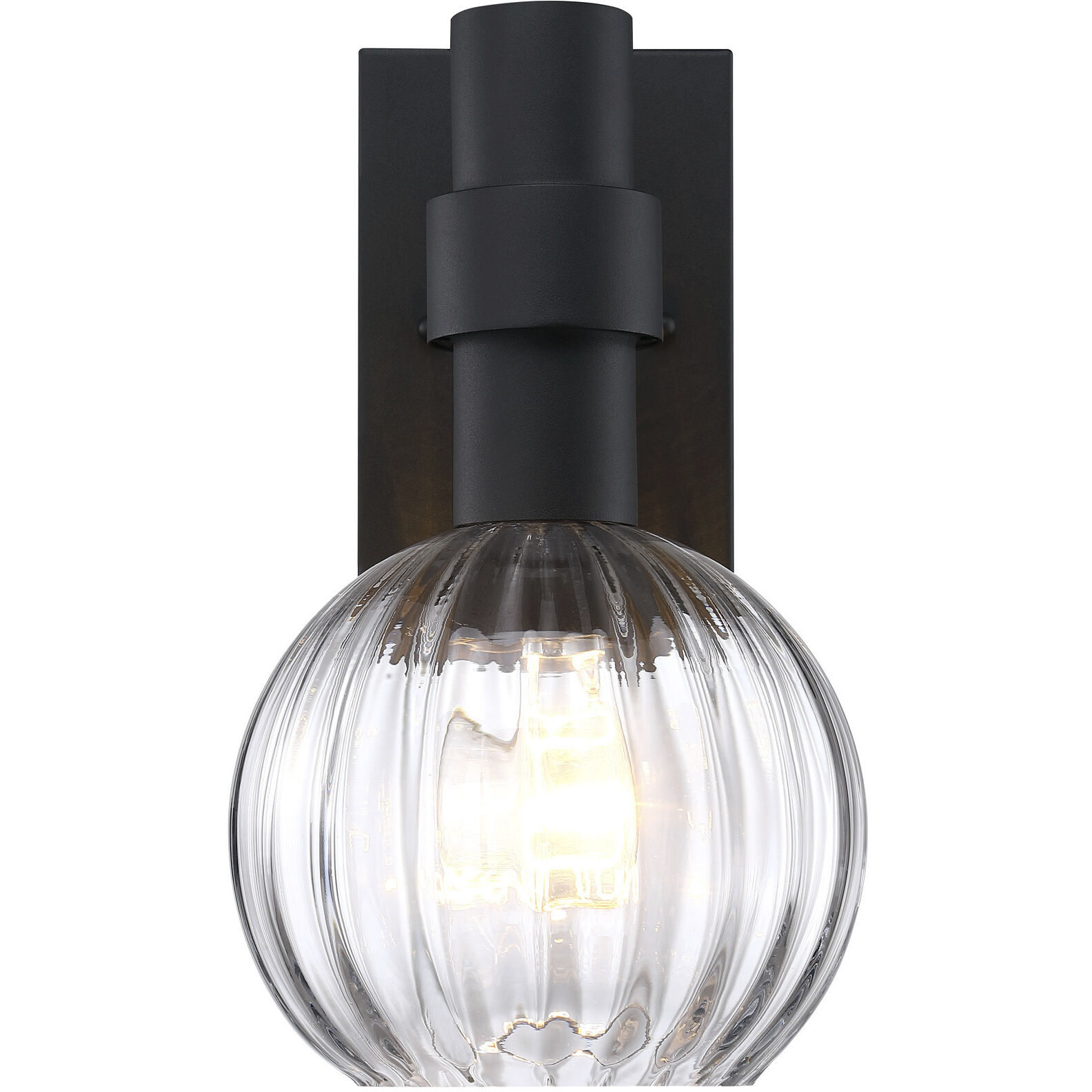 Fernwood LED 13 inch Black Outdoor Wall Sconce