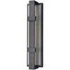 Crossroads 1 Light 19 inch Charcoal Black Outdoor Sconce