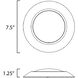 Diverse LED 7.5 inch White Flush Mount Ceiling Light