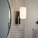 Solia LED 5 inch Brushed Nickel with Black Wall Sconce Wall Light