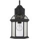 Kensington Outdoor Wall Lantern in Black