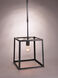 Foyer 1 Light 13 inch Dark Antique Brass Pendant Ceiling Light in No Glass