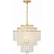 Gabrielle 4 Light 18 inch Antique Gold Chandelier Ceiling Light