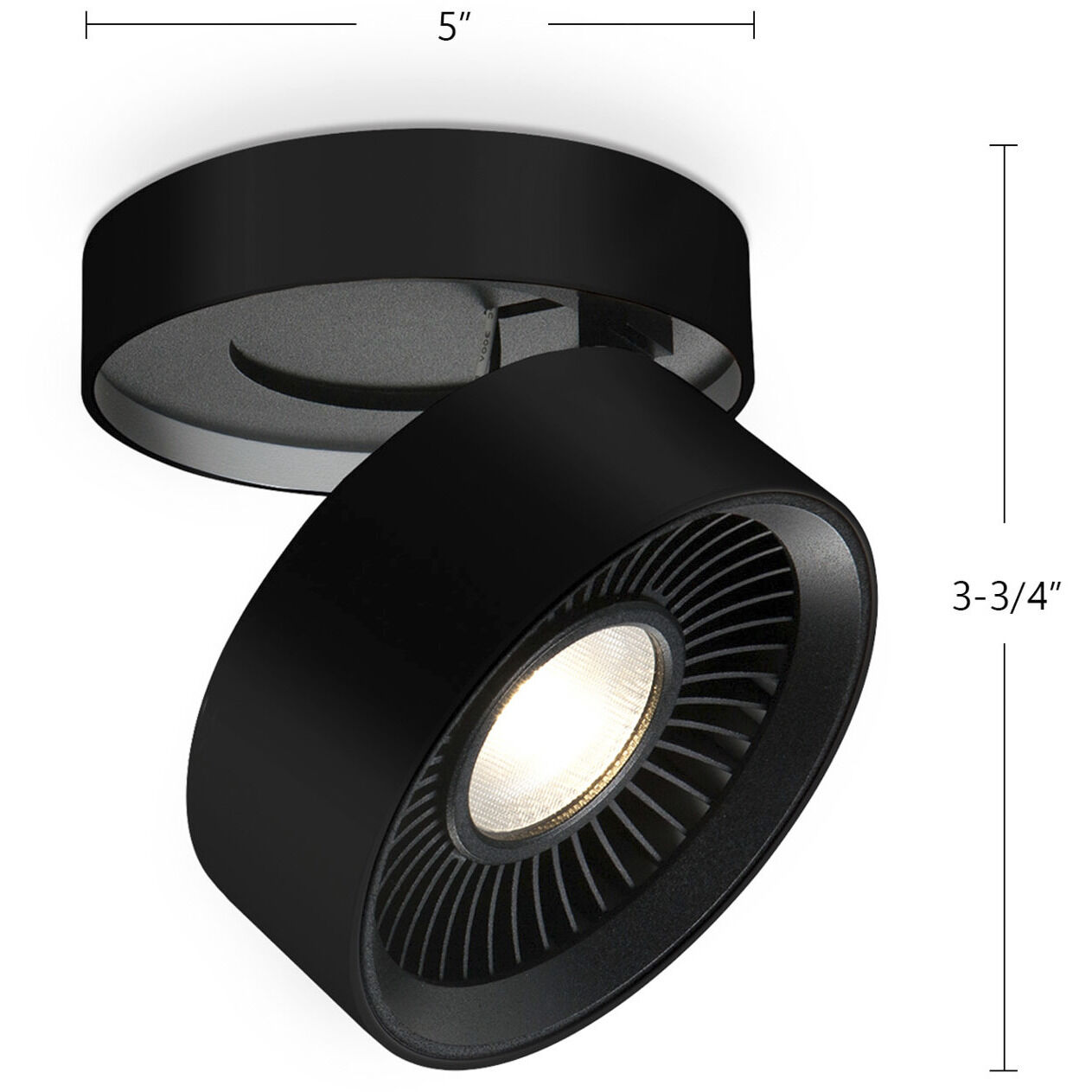 Solo LED 5 inch White Flush Mount Ceiling Light