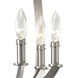 Buster 6 Light 27.75 inch Burnished Silver Foyer Pendant Ceiling Light