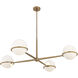 Orstyn 4 Light 48 inch Legacy Brass Chandelier Ceiling Light