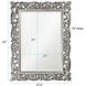 Chateau 42 X 31 inch Glossy Nickel Wall Mirror