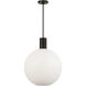 Drew & Jonathan Colewood 1 Light 20 inch Midnight Black Pendant Ceiling Light, Large