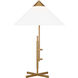 Kelly by Kelly Wearstler Franklin 29.75 inch 9 watt Burnished Brass Table Lamp Portable Light