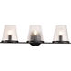 Valentine 24 inch Black Vanity Wall Light
