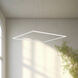 Piazza Pendant Ceiling Light in White