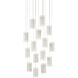 Escenia 15 Light 23 inch Silver Multi-Drop Pendant Ceiling Light