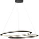 Infinite LED Sand Black Pendant Ceiling Light