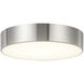 Musa 6.38 inch Brushed Nickel Flush Mount Ceiling Light
