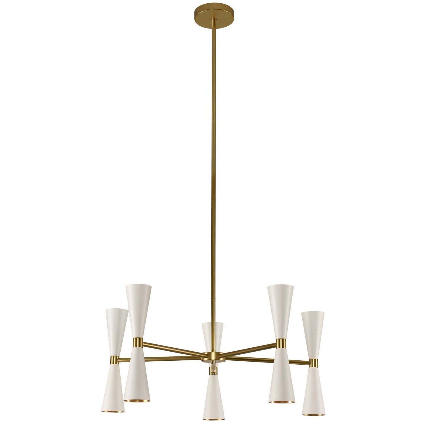 Milo 10 Light 28.00 inch Chandelier