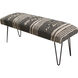 Batu Navy Upholstered Bench