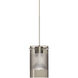 Scope 1 Light Satin Nickel Cord Pendant Ceiling Light