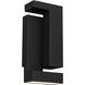 Dance LED 11.25 inch Sand Black Outdoor Wall Sconce